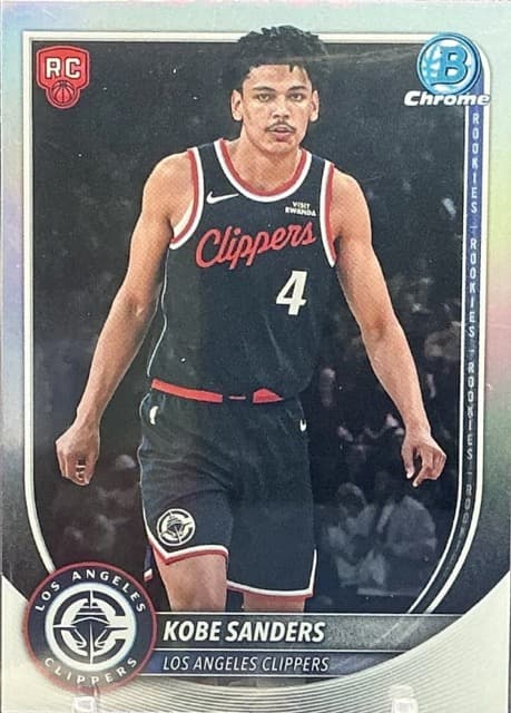 Kobe Sanders Red Rookie